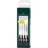 image:imageFaberCastell Pitt Artist Pen 167115 India Ink Pens Pack of 4 M F S XS Blackblack
