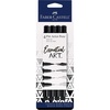 image:imageFaberCastell Pitt Artist Pens Essential Set  4 Black Markers Variety of NibsEssential Art Black