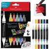 image:imageFaberCastell Shake amp Paint Markers Metallic  6 Count Dual Tip Acrylic Paint Pens Markers Permanent for Clothes Paint Markers for Wood and Art SuppliesClassic