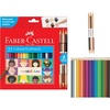image:imageFaberCastell World Colors How to Draw Faces Kit  Learn to Draw Portraits for Beginners  40 Piece Skin Tone Coloring Pencils and Paper Art Set27 Count