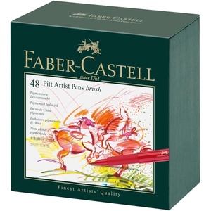 image:imageFaberCastel Pitt Artist Brush Pens 24 Pack Multicolor 1671471 Count Pack of 1