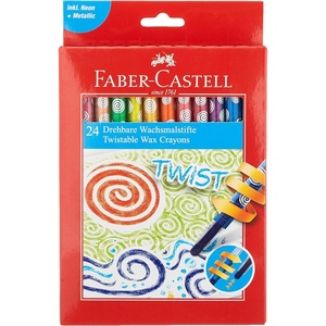 image:imageFaberCastell 24 Twistable Wax Crayons24 Count Pack of 1