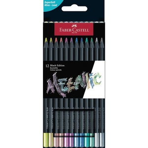 image:imageFaberCastell Black Edition Skin Tone Colored Pencils 12 CountMetallic