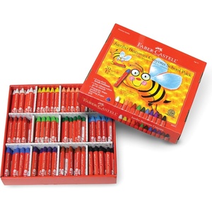 image:imageFaberCastell Brilliant Beeswax Crayons Classroom Pack  Art Supplies