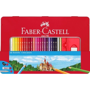 image:imageFaberCastell Classic Colored Pencils Tin Set 48 Vibrant Colors In Sturdy Metal Case  Back to School Supplies36 Count