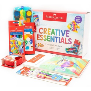 image:imageFaberCastell Gift Box Creative Essentials Stationery Gift Set BlackWatercolour