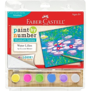 image:imageFaberCastell Paint by Number Museum Series  Vincent Van Gogh The Starry Night  Paint by Numbers for Adult Beginners amp Young Artists Packaging May VaryWater Lilies