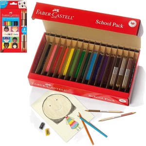 image:imageFaberCastell World Colors How to Draw Faces Kit  Learn to Draw Portraits for Beginners  40 Piece Skin Tone Coloring Pencils and Paper Art Set300 Count School Pack