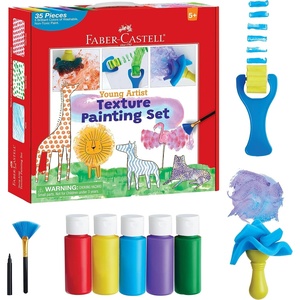 image:imageFaberCastell Young Artist Texture Painting  Painting Set for Kids Ages 5 Toddler Art Supplies Packaging May Vary