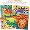 image:imageFaberCastell Do Art Coloring with Clay  Clay Kit with 12 Colors amp Tools  Press Blend amp Build  Crafts for Kids Sensory Activities  Beginner 3D Art Kit Ages 5Coloring with Clay Jungle Animals